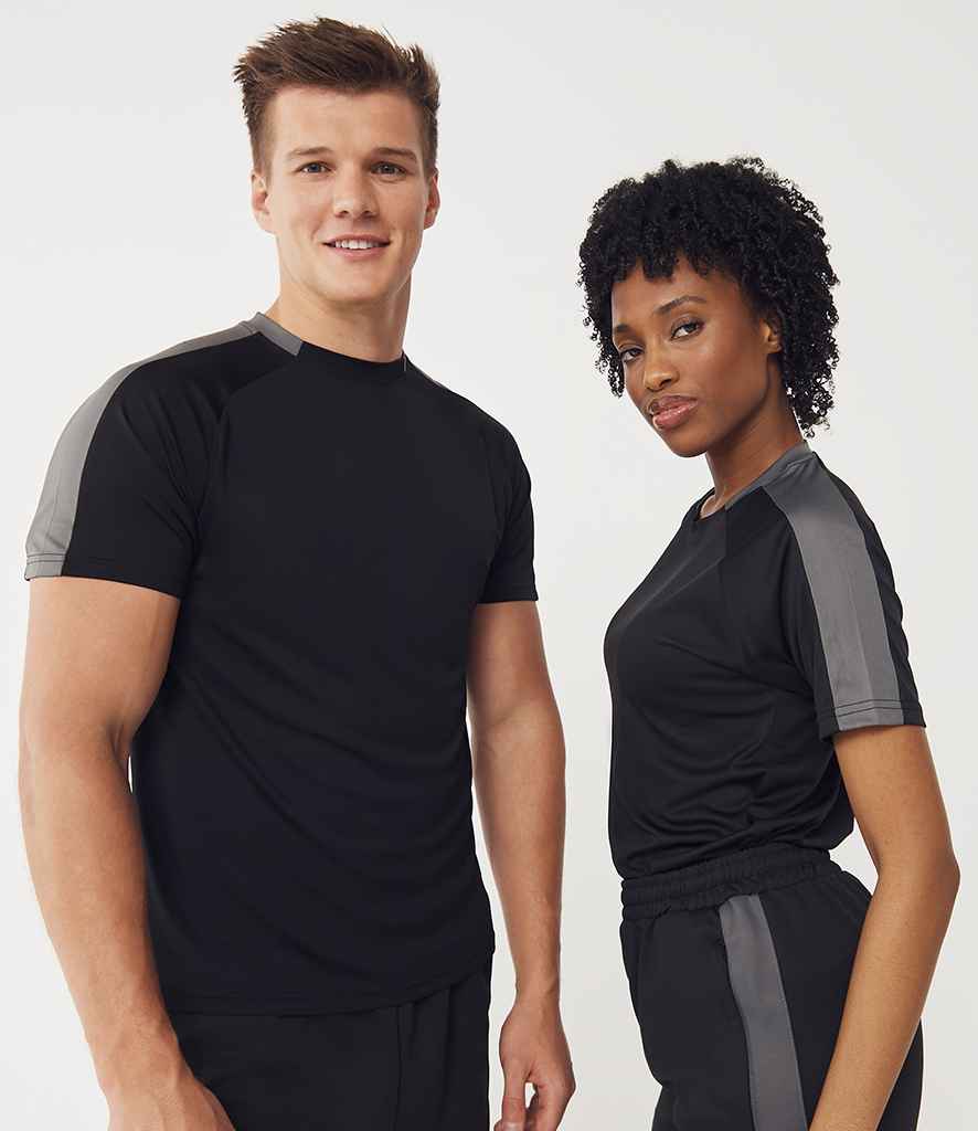 Finden + Hales Unisex Team T-Shirt | Black/Gunmetal