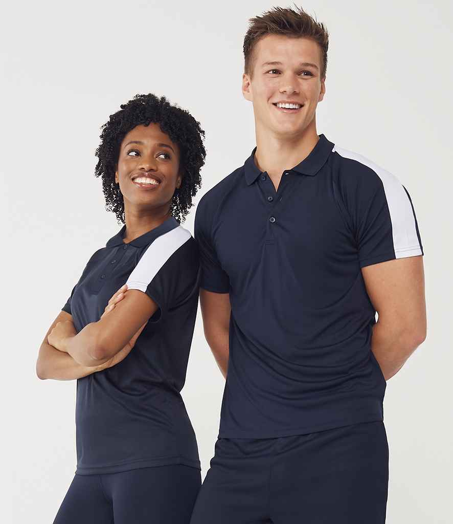 Finden + Hales Team Polo Shirt | Navy/White