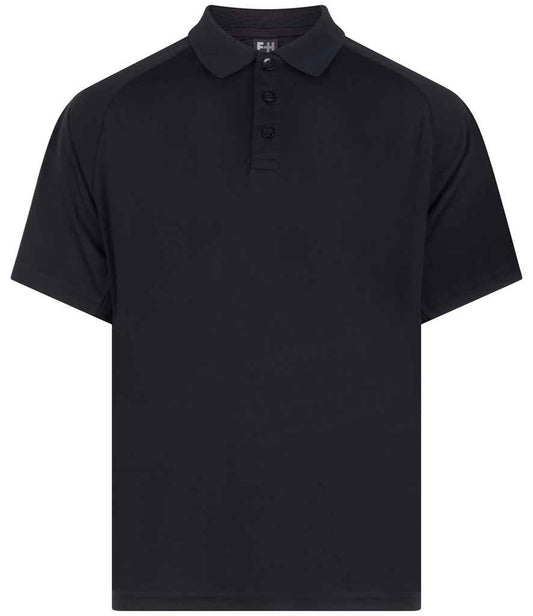 Finden + Hales Kids Team Polo Shirt | Black/Black