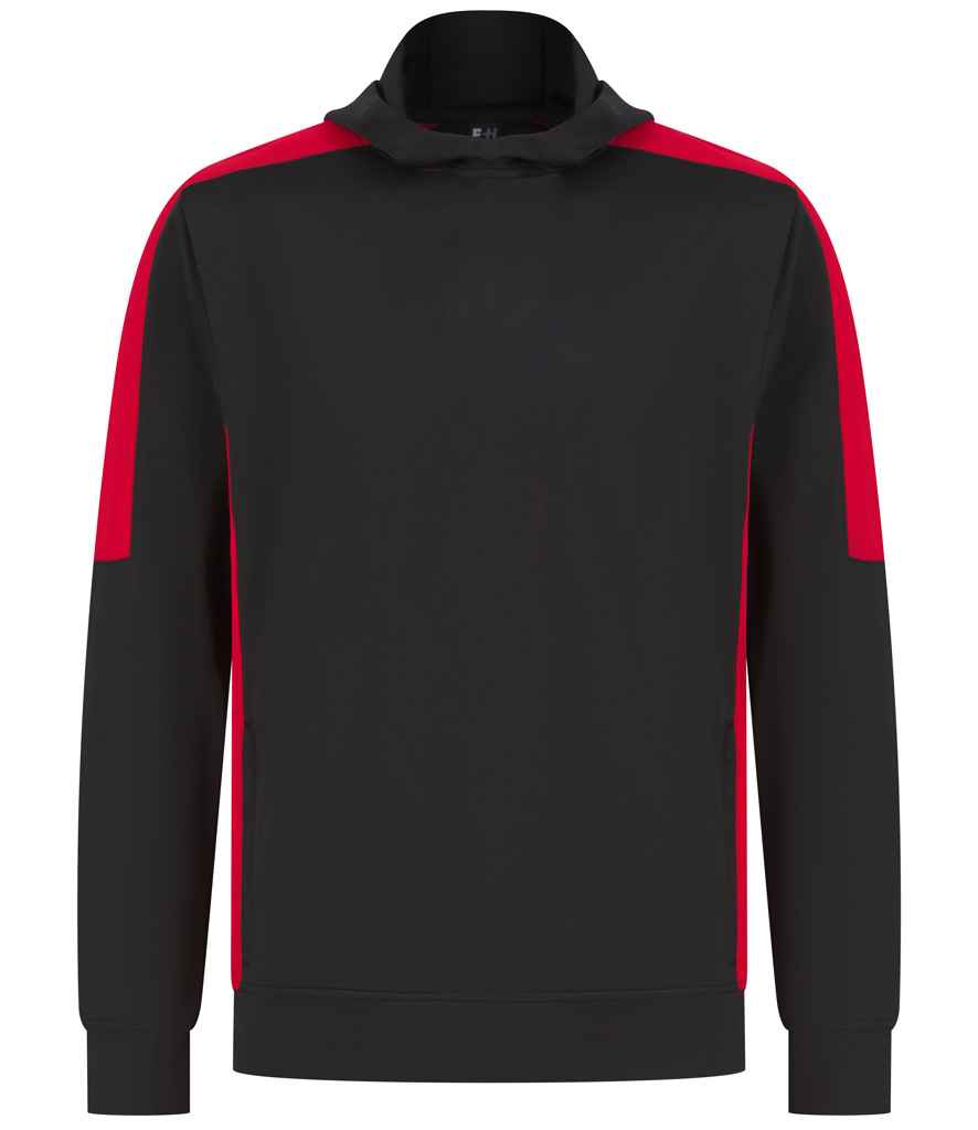 Finden + Hales Unisex Team Hoodie | Black/Red