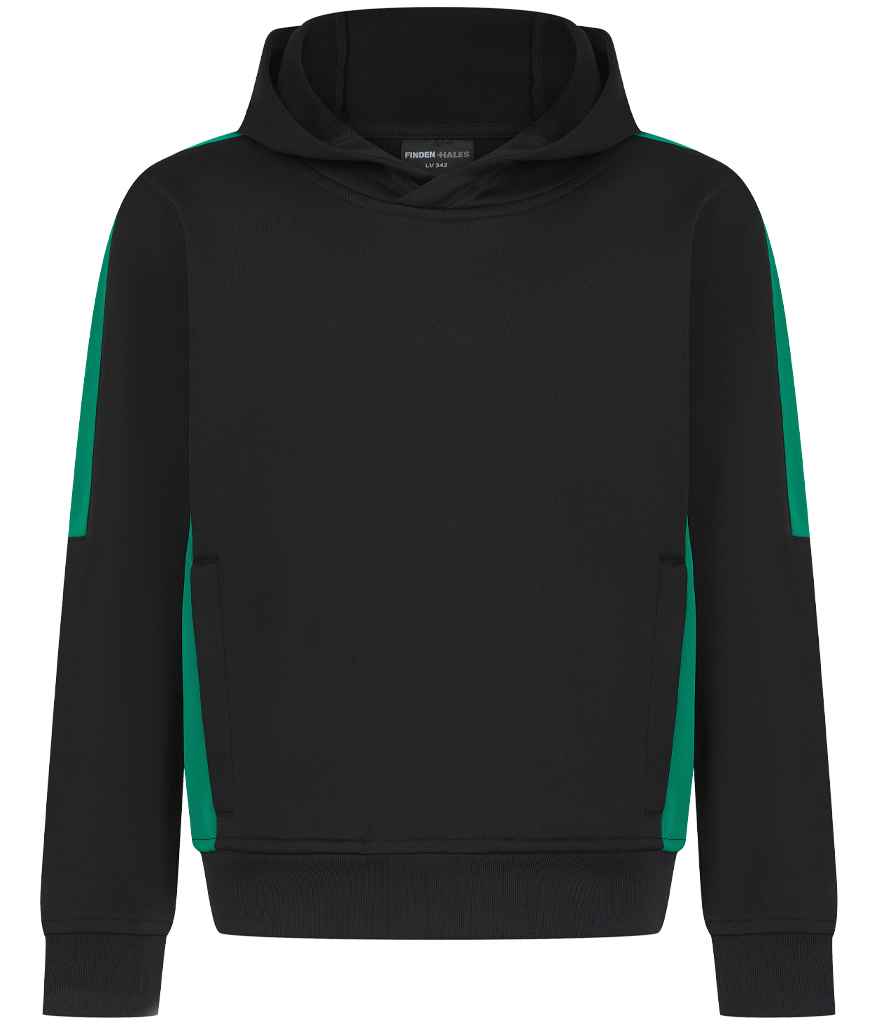 Finden + Hales Kids Team Hoodie | Black/Emerald