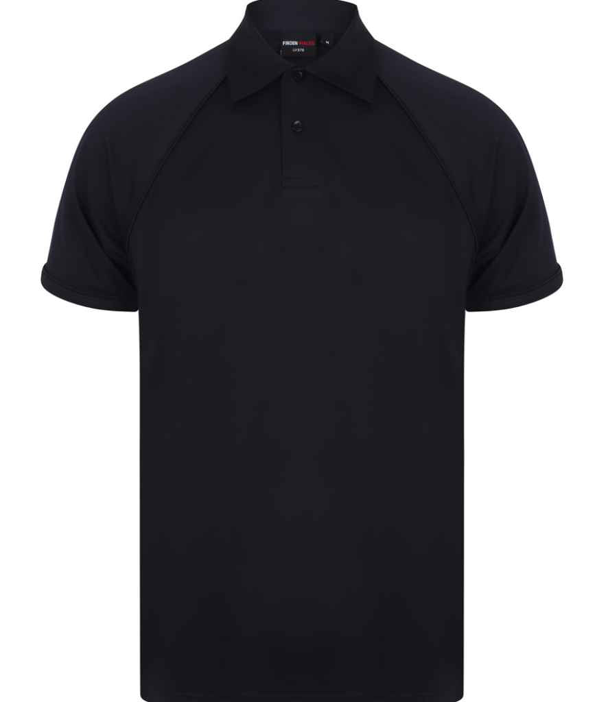Finden + Hales Performance Piped Polo Shirt | Navy/Navy