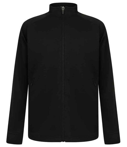 Finden + Hales Kids Knitted Tracksuit Top | Black/Black