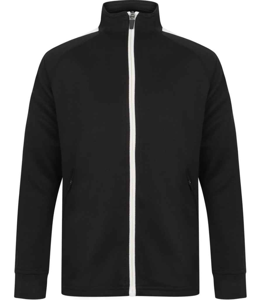 Finden + Hales Kids Knitted Tracksuit Top | Black/White