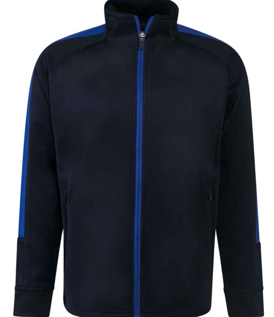 Finden + Hales Kids Knitted Tracksuit Top | Navy/Royal Blue