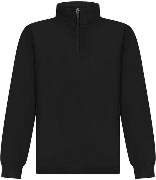 Finden + Hales Kids 1/4 Zip Tracksuit Top | Black