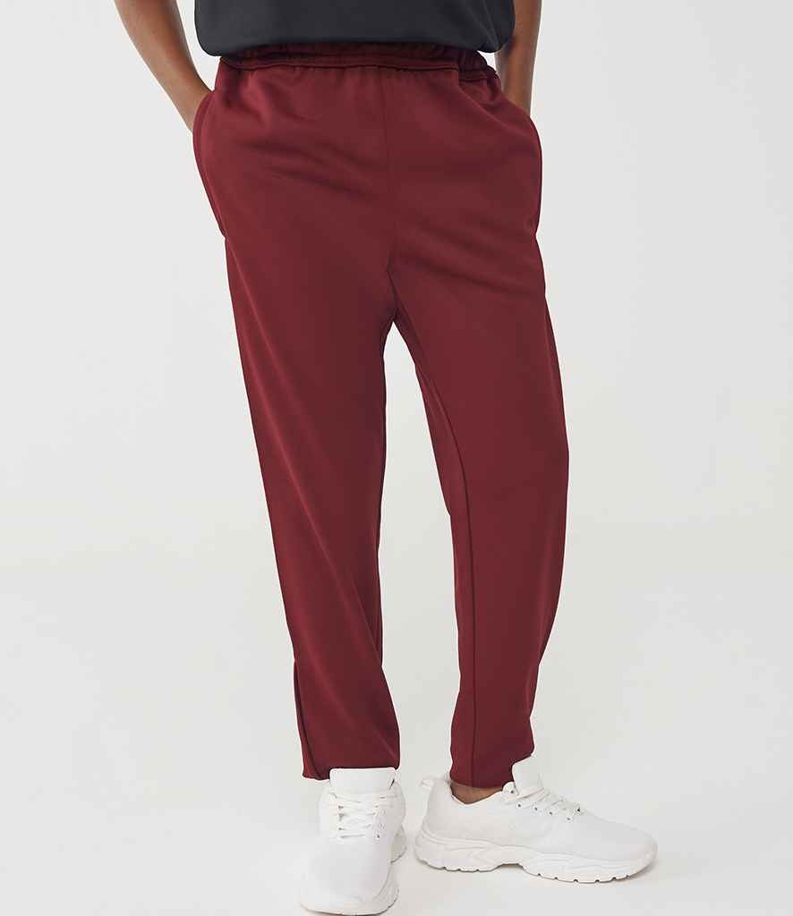 Finden + Hales Kids Knitted Tracksuit Pants | Burgundy/Burgundy