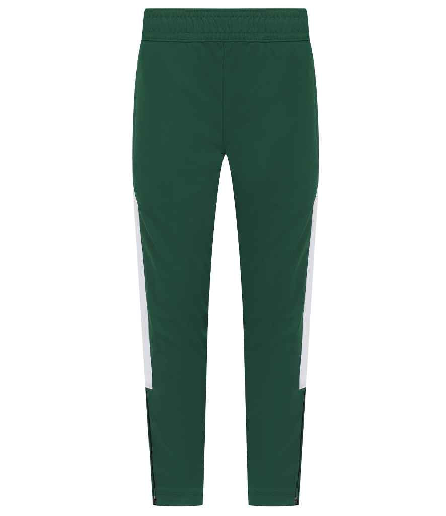 Finden + Hales Kids Knitted Tracksuit Pants | Bottle Green/White