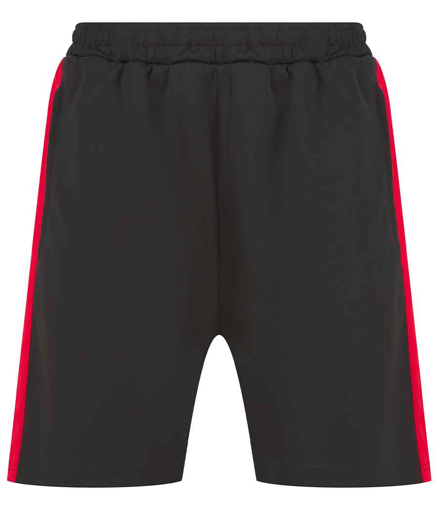 Finden + Hales Knitted Shorts | Black/Red