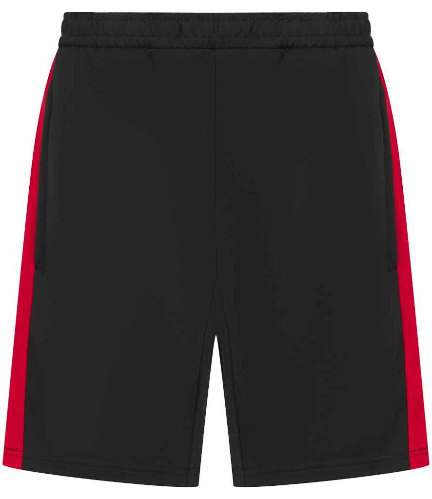 Finden + Hales Kids Knitted Shorts | Black/Red