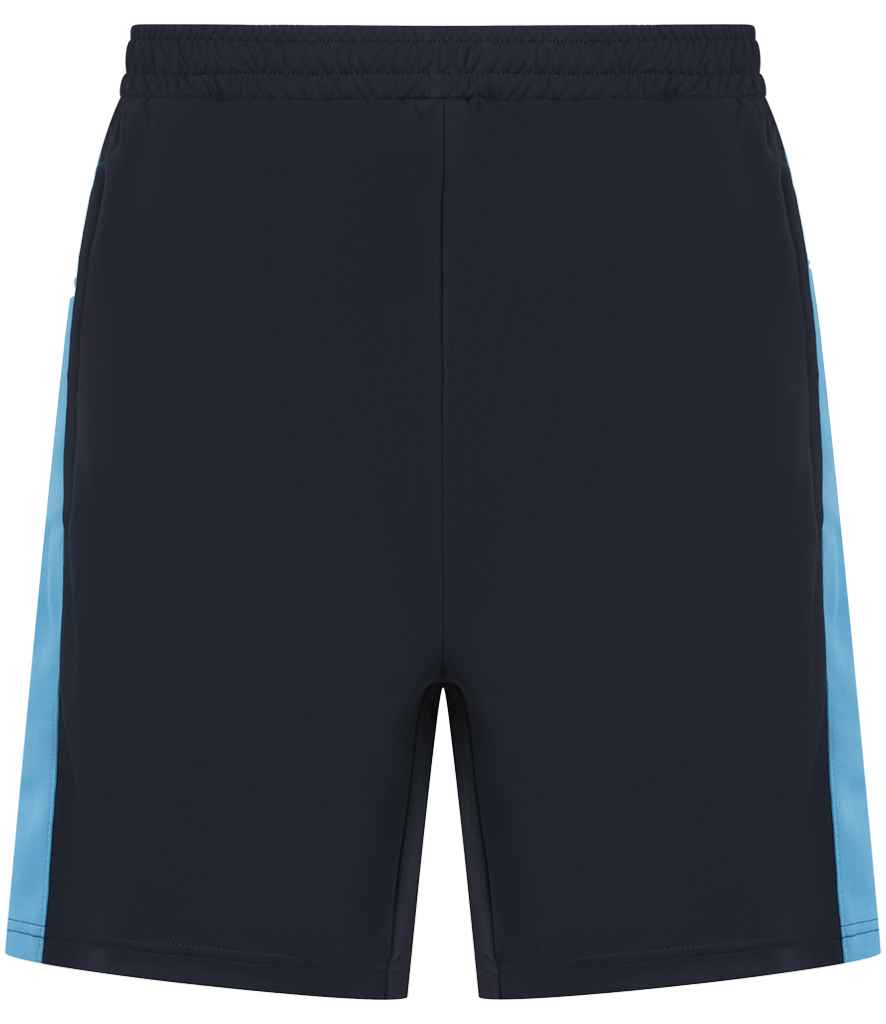 Finden + Hales Kids Knitted Shorts | Navy/Sky blue