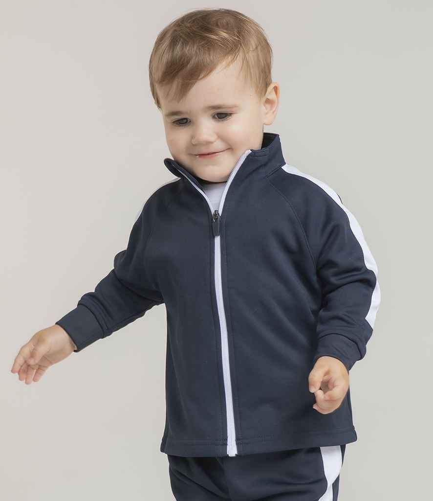 Larkwood Baby/Toddler Tracksuit Top | Navy/White