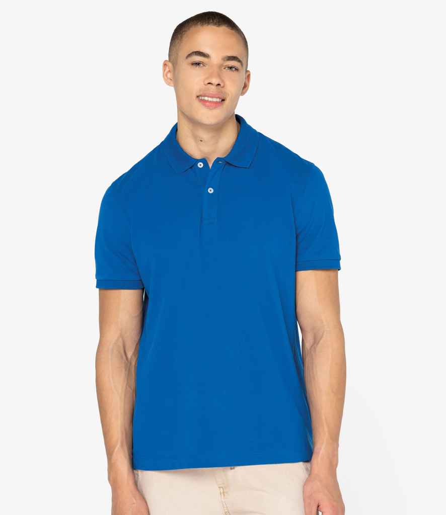 Native Spirit Piqué Polo Shirt | Blue Sapphire