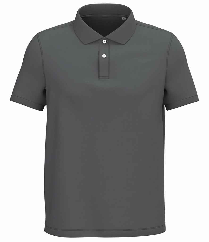 Native Spirit Piqué Polo Shirt | Iron Grey