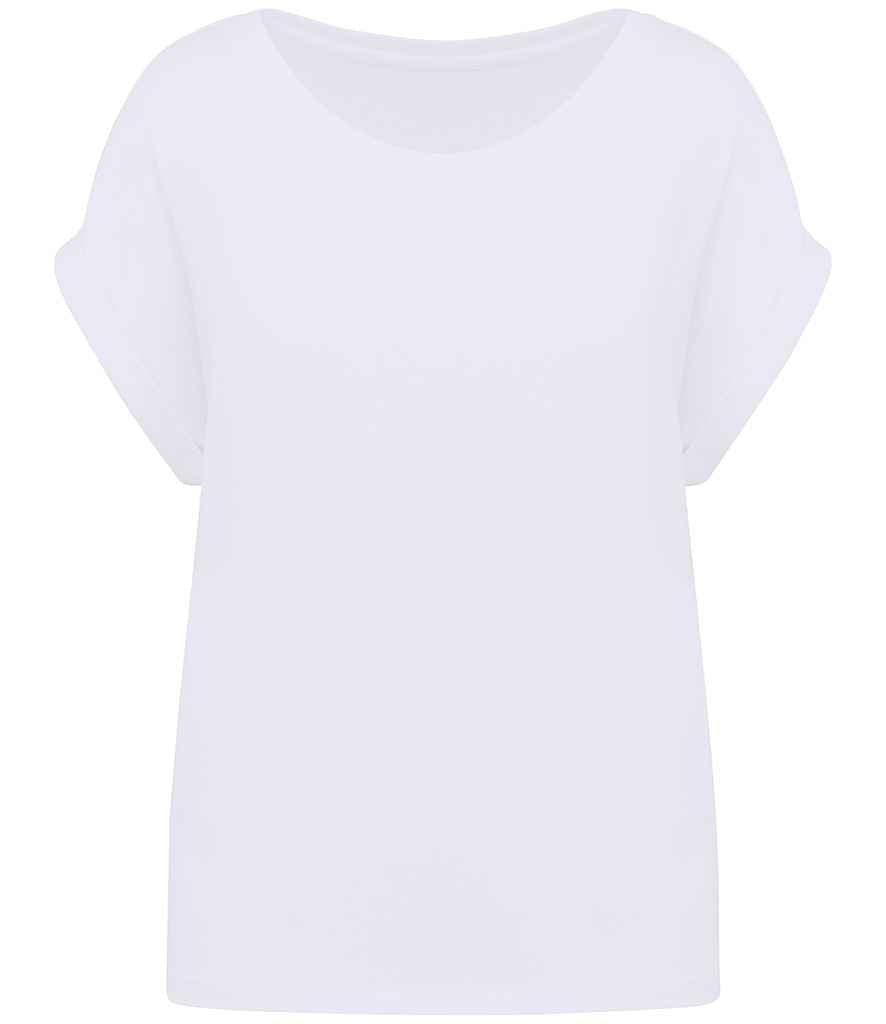 Native Spirit Ladies Roll-Up Sleeve T-Shirt | White