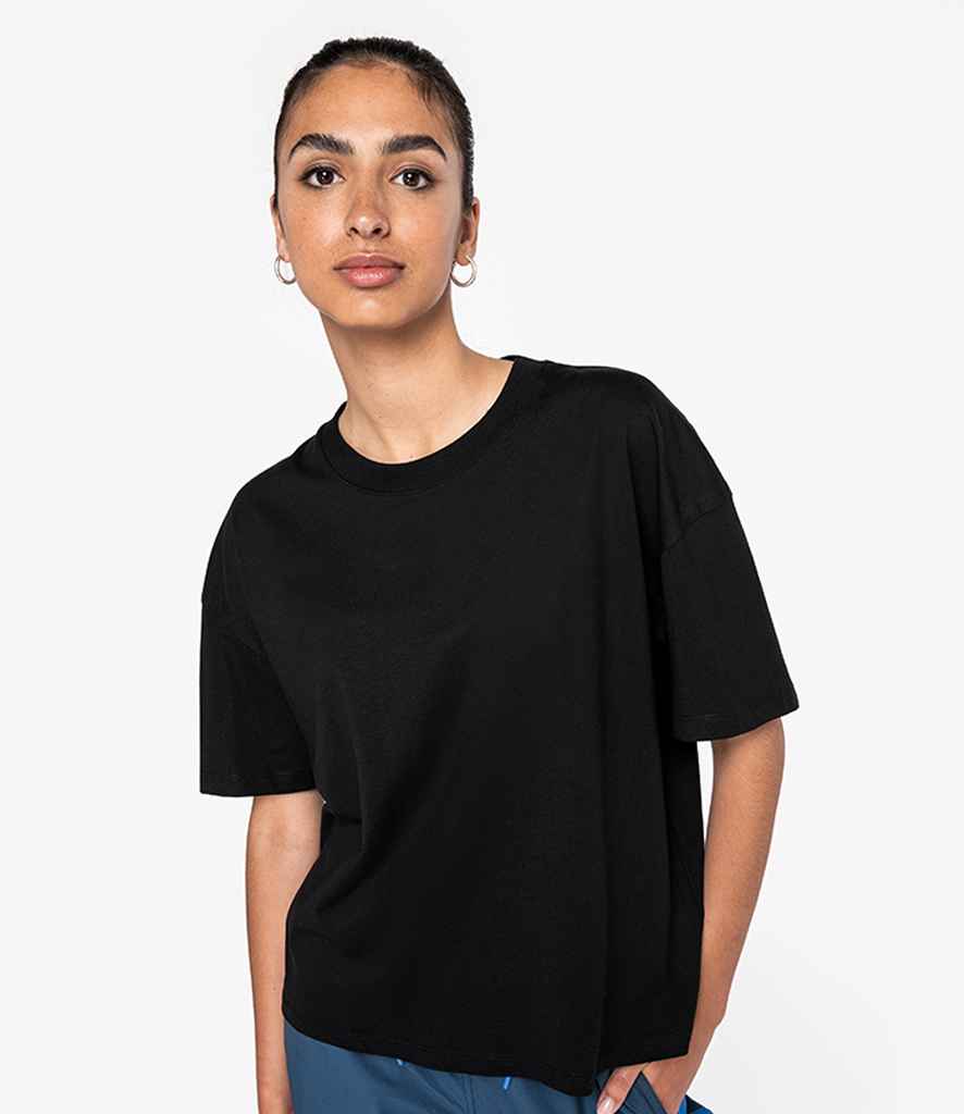 Native Spirit Ladies Oversized T-Shirt | Black