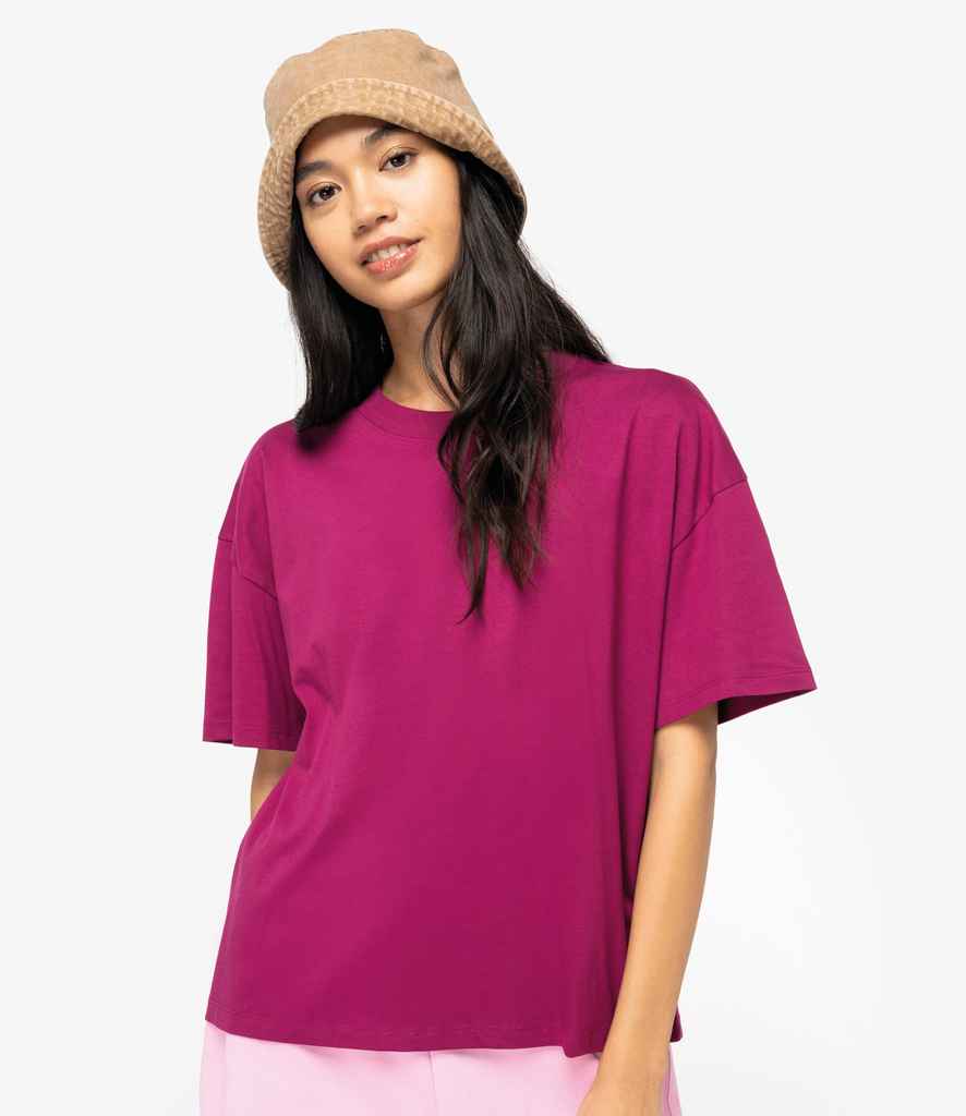 Native Spirit Ladies Oversized T-Shirt | Cherry Purple