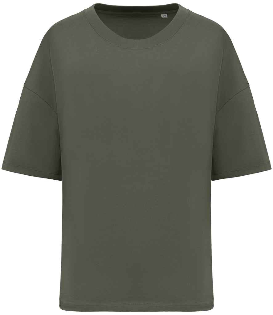 Native Spirit Ladies Oversized T-Shirt | Organic Khaki