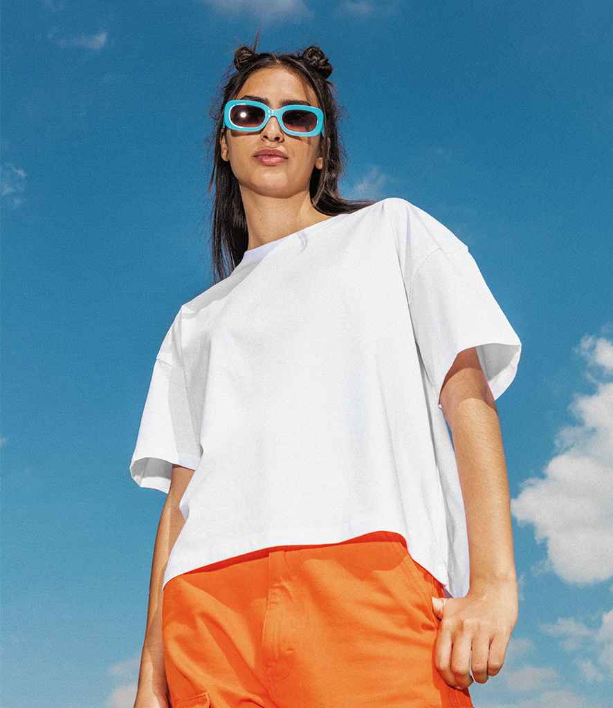 Native Spirit Ladies Oversized T-Shirt | White