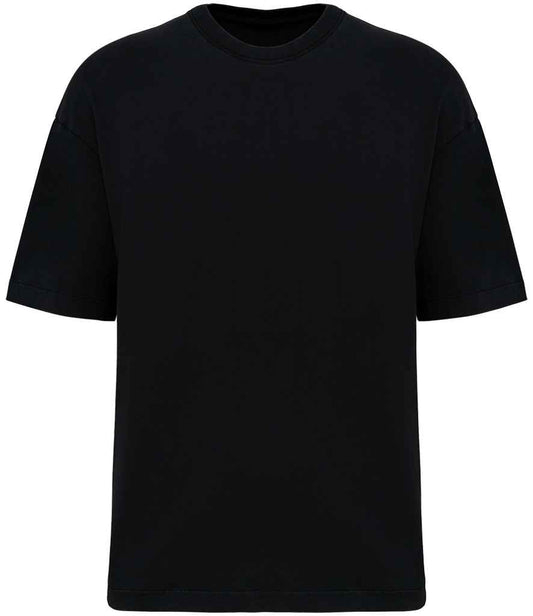 Native Spirit Oversize Washed Effect T-Shirt | Washed Black