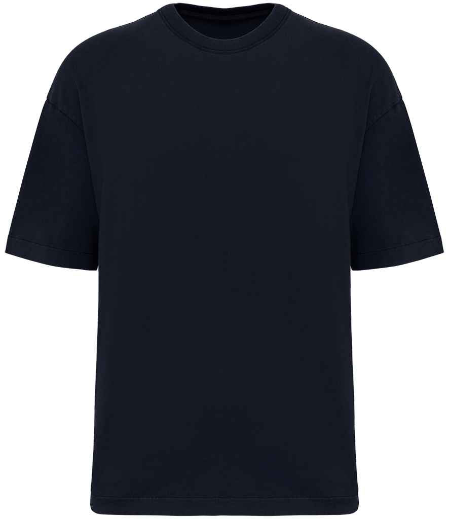 Native Spirit Oversize Washed Effect T-Shirt | Washed Navy