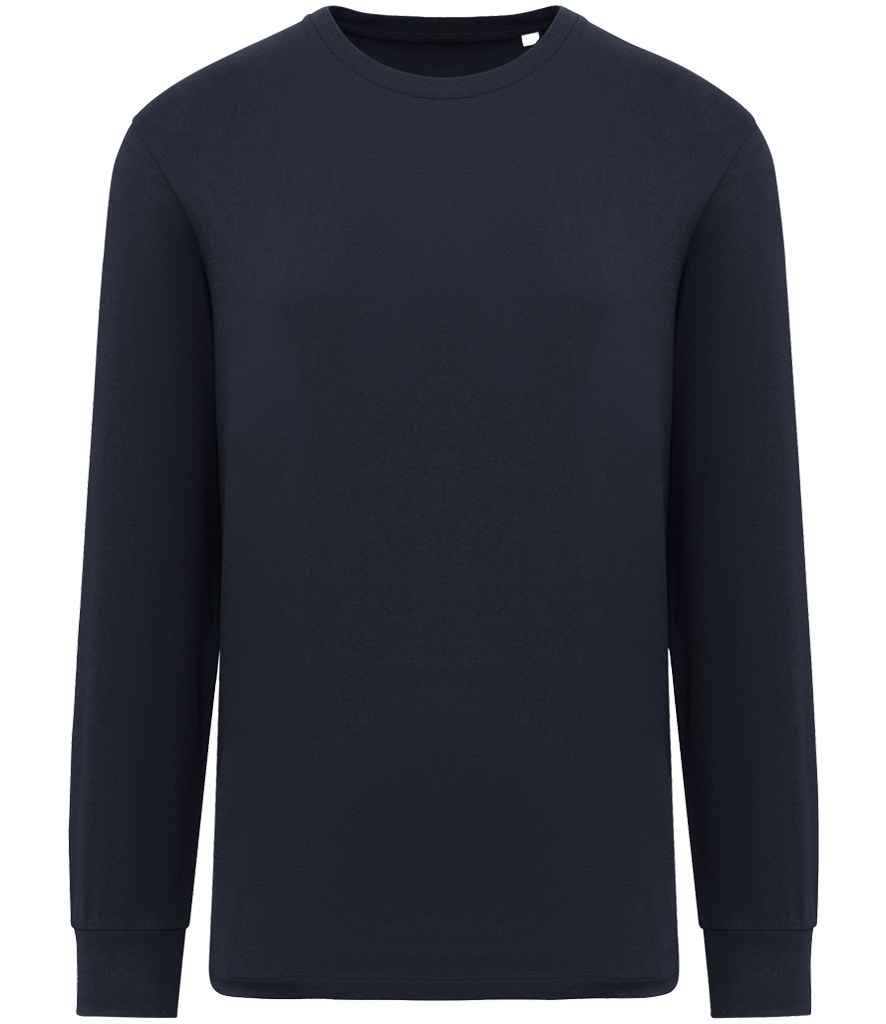 Native Spirit Unisex Crew Neck Long Sleeve T-Shirt | Navy