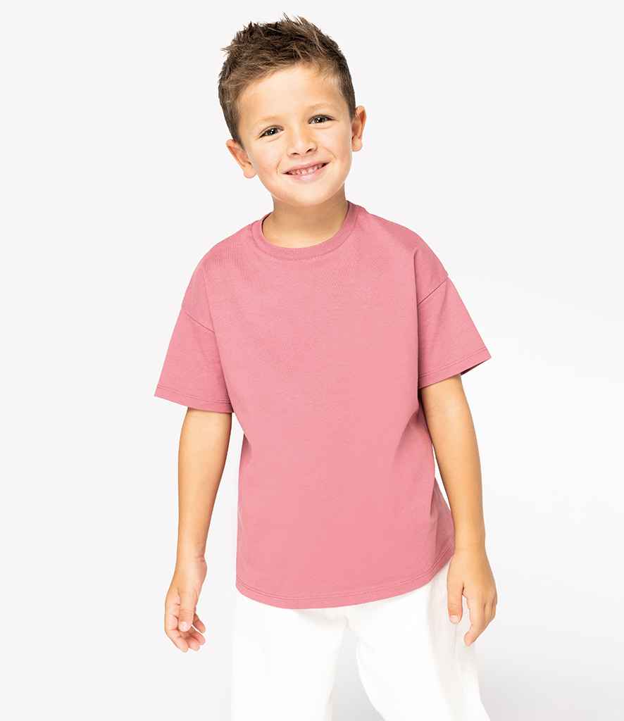 Native Spirit Kids Dropped Shoulder T-Shirt | Antique Rose