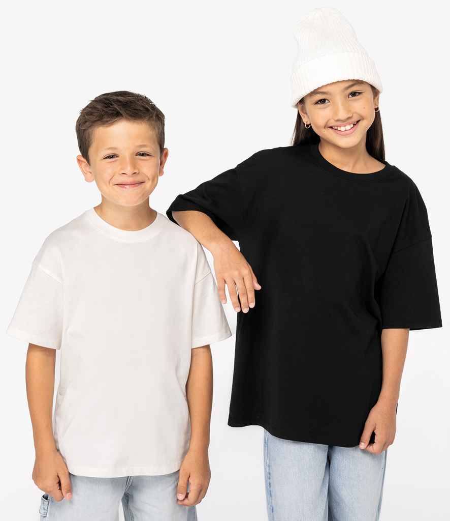 Native Spirit Kids Oversized T-Shirt | Black