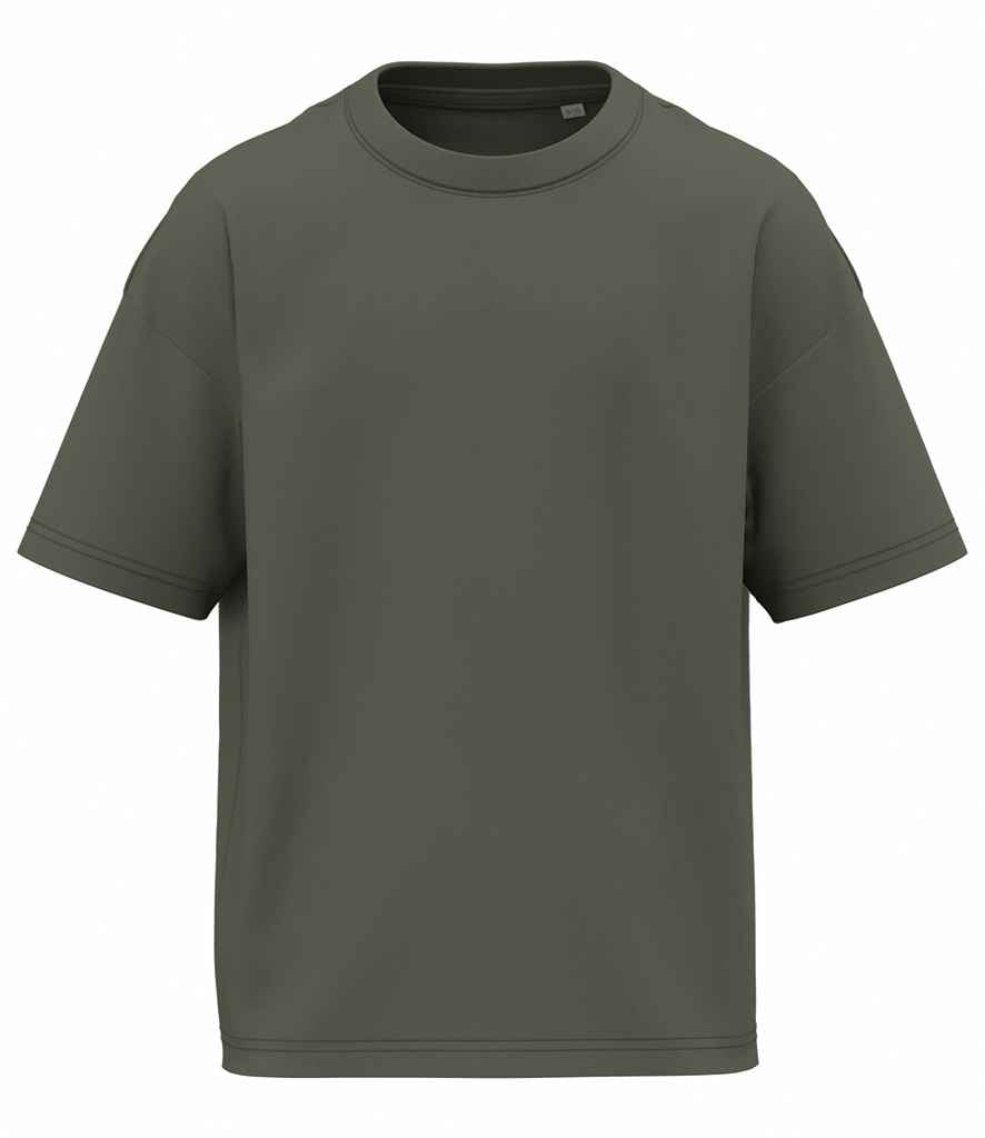 Native Spirit Kids Oversized T-Shirt | Organic Khaki