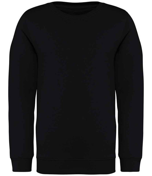 Native Spirit Kids Crew Neck Sweatshirt | Black