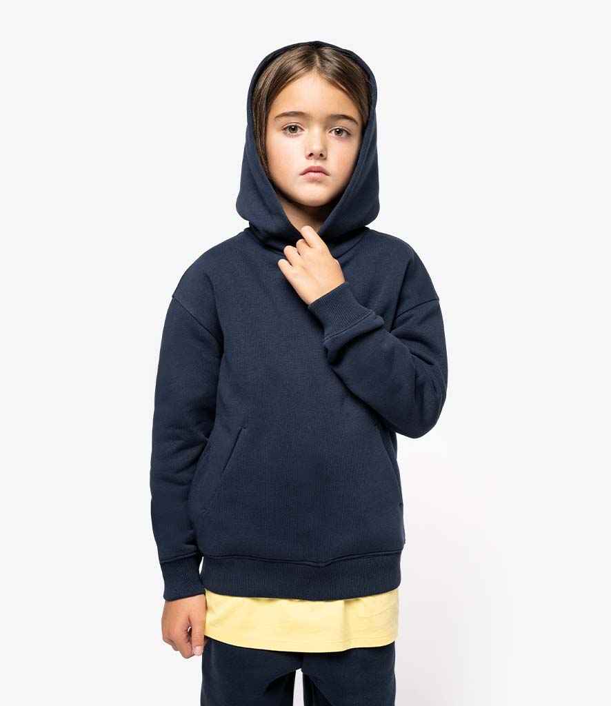 Native Spirit Kids Oversized Hooded Sweatshirt | Navy