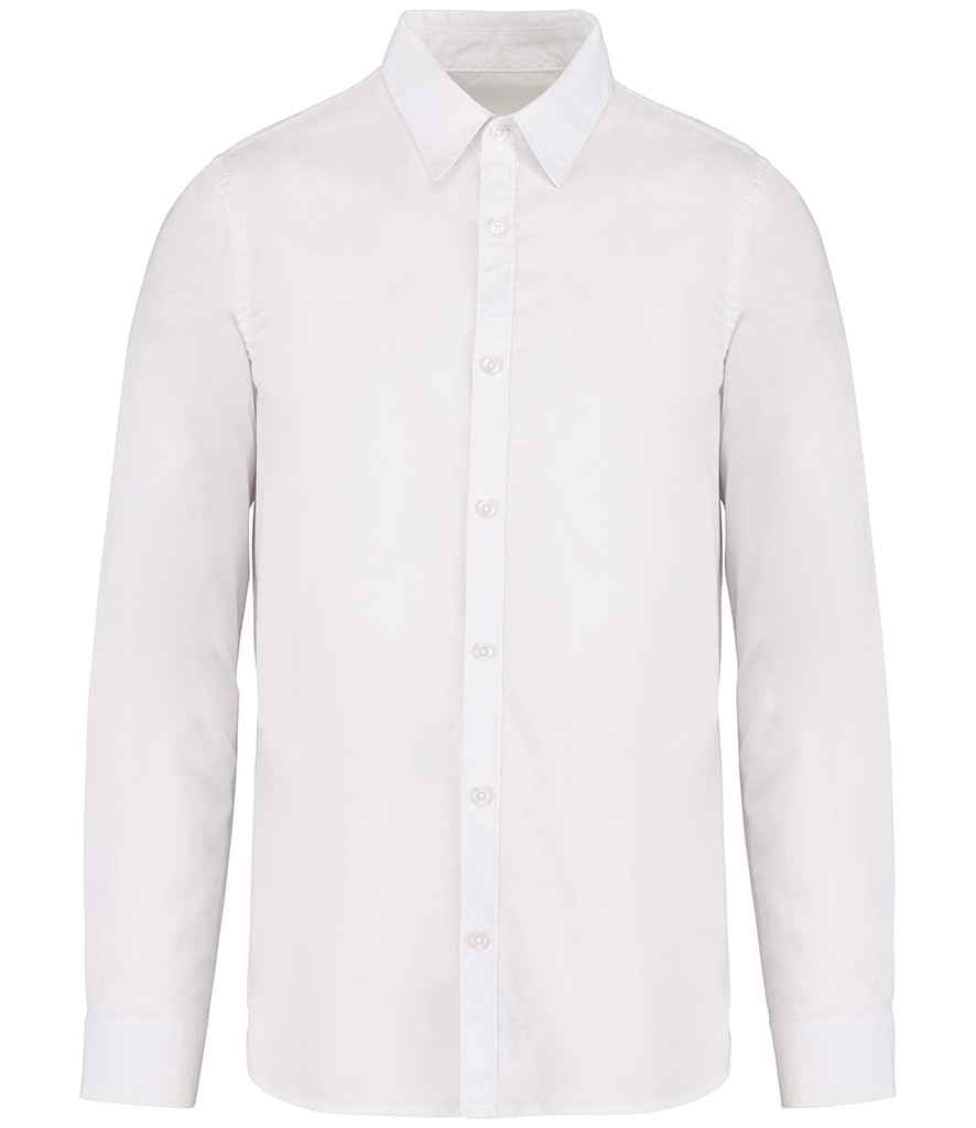 Native Spirit Washed Long Sleeve Shirt | Washed White