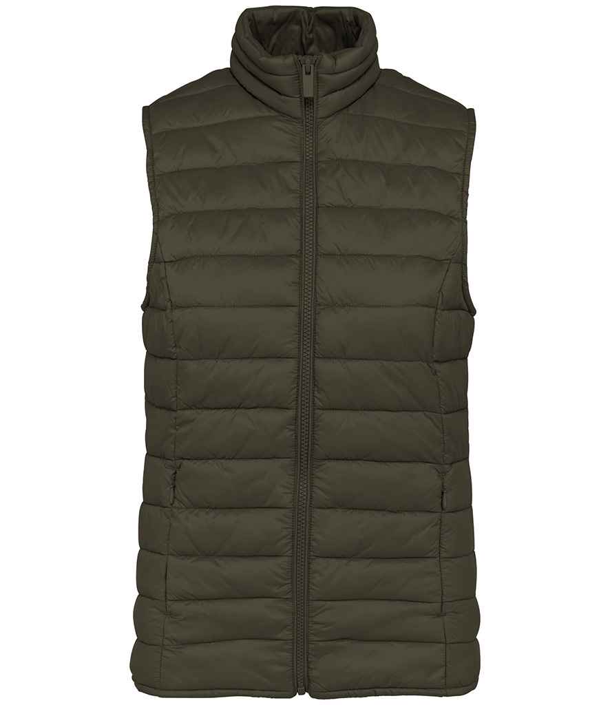Native Spirit Ladies Light Recycled Bodywarmer | Organic Khaki