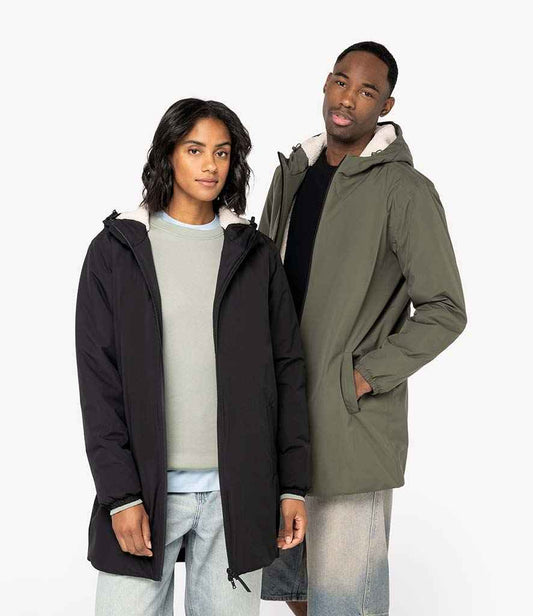 Native Spirit Unisex Sherpa Lined Waterproof Jacket | Black
