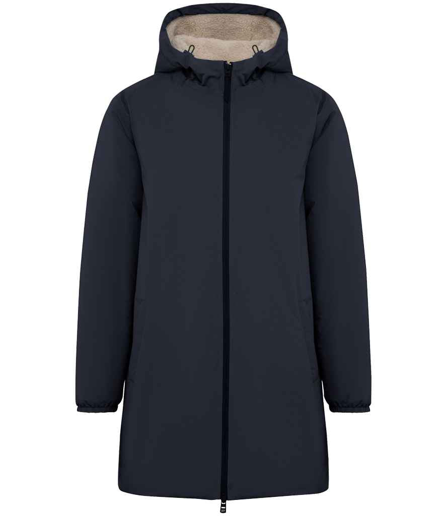 Native Spirit Unisex Sherpa Lined Waterproof Jacket | Navy