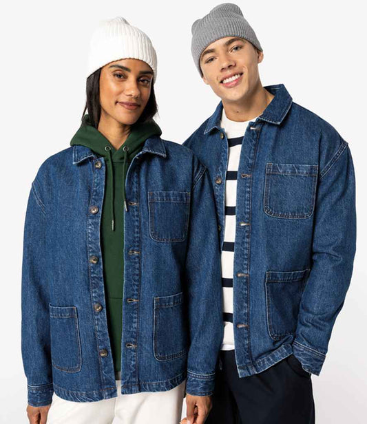 Native Spirit Unisex Dropped Shoulder Denim Jacket | Denim