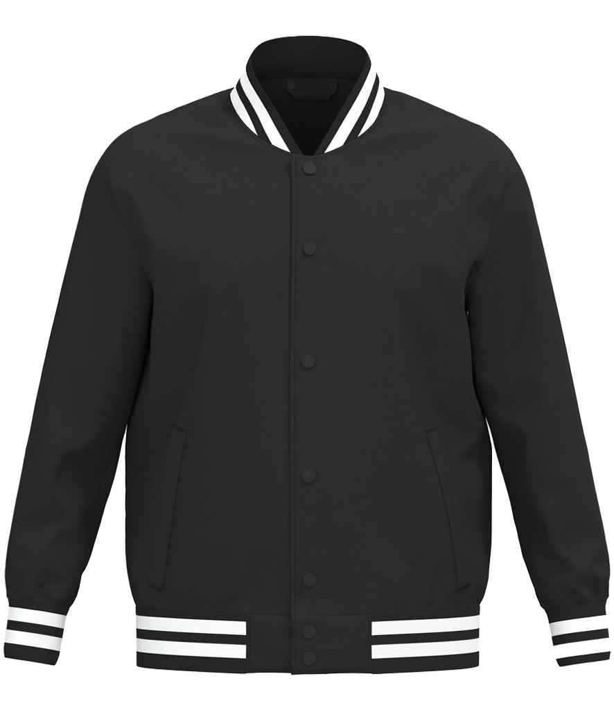 Native Spirit Unisex Varsity Padded Jacket | Black
