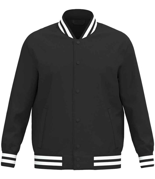 Native Spirit Unisex Varsity Padded Jacket | Black