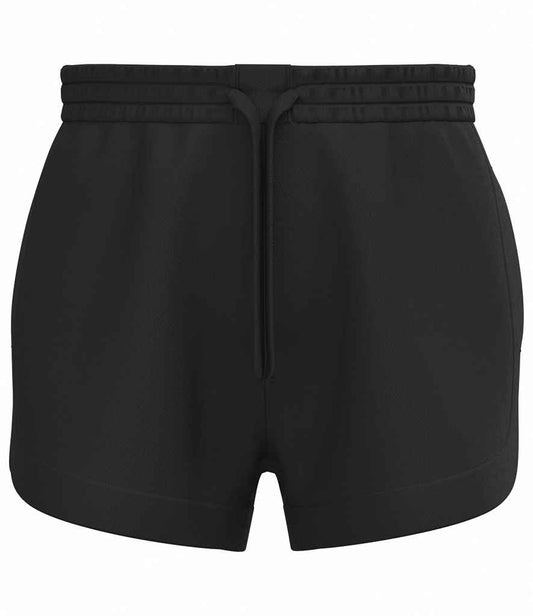 Native Spirit Ladies French Terry Shorts | Black