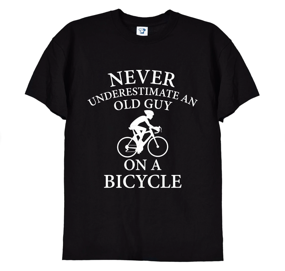 Our "Never Underestimate An Old Guy On A Bike" T-shirt is a must-have for cycling enthusiasts and those who appreciate a bit of humor! Crafted from soft, high-quality cotton, this funny tee combines comfort and a playful message that celebrates the spirit and tenacity of seasoned cyclists. Whether you’re hitting the trails, riding around town, or just enjoying a leisurely day out, this shirt is sure to get a chuckle and spark conversations. Perfect as a gift for the biking grandpa or any older gentleman who
