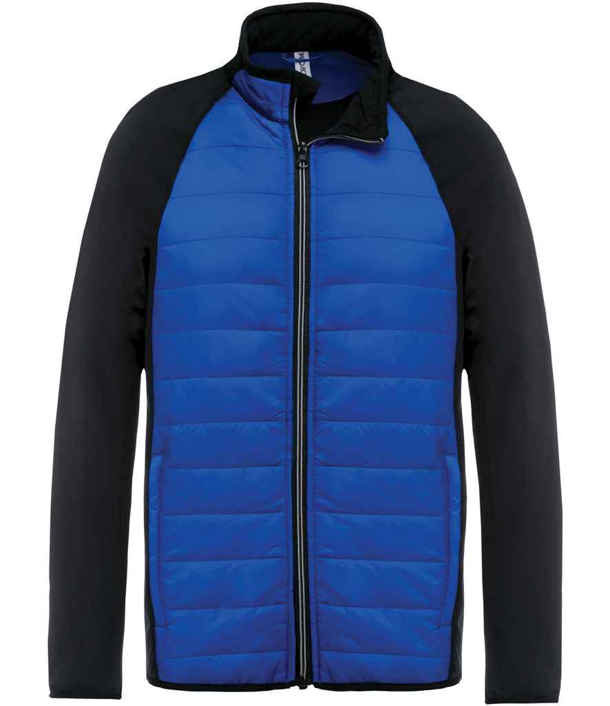 Proact Dual Fabric Sports Jacket | Dark Royal Blue/Black