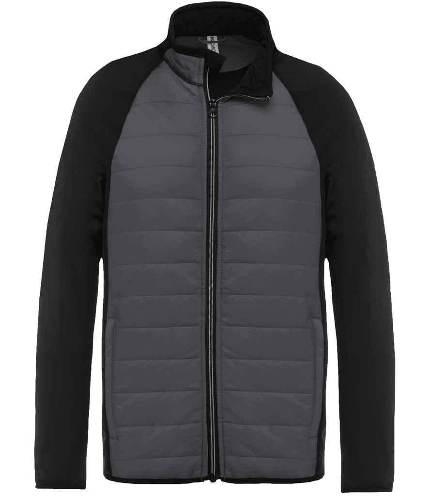 Proact Dual Fabric Sports Jacket | Sporty Grey/Black