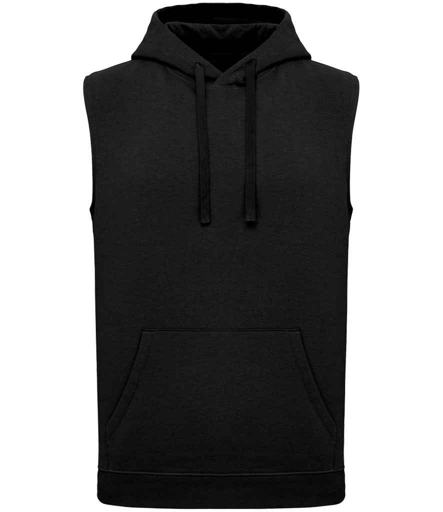 Proact Unisex Sleeveless Hoodie | Black