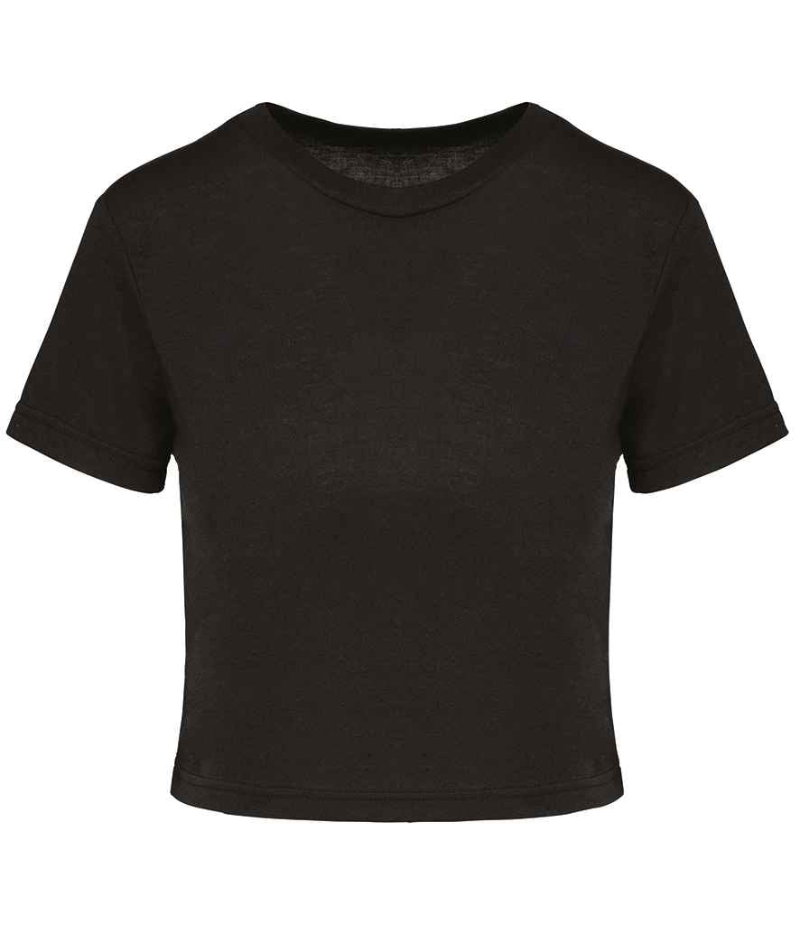 Proact Ladies Triblend Crop Top | Black