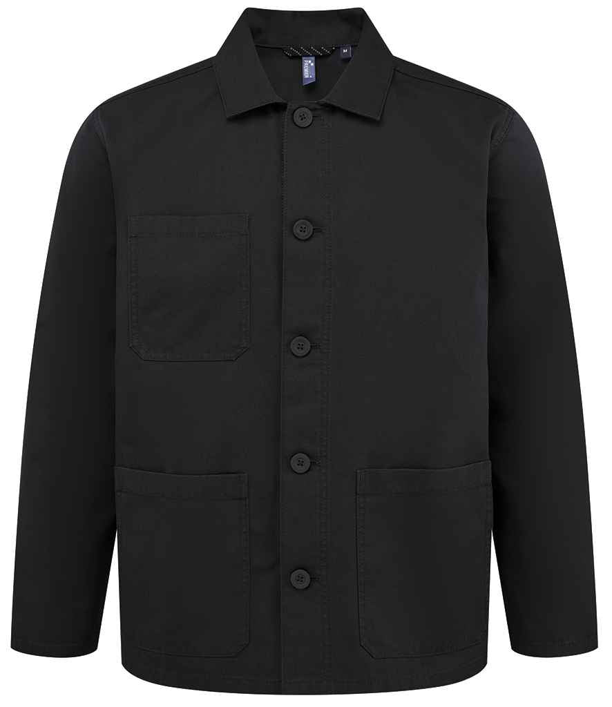 Premier Unisex Utility 2.0 Chore Jacket | Stay Black