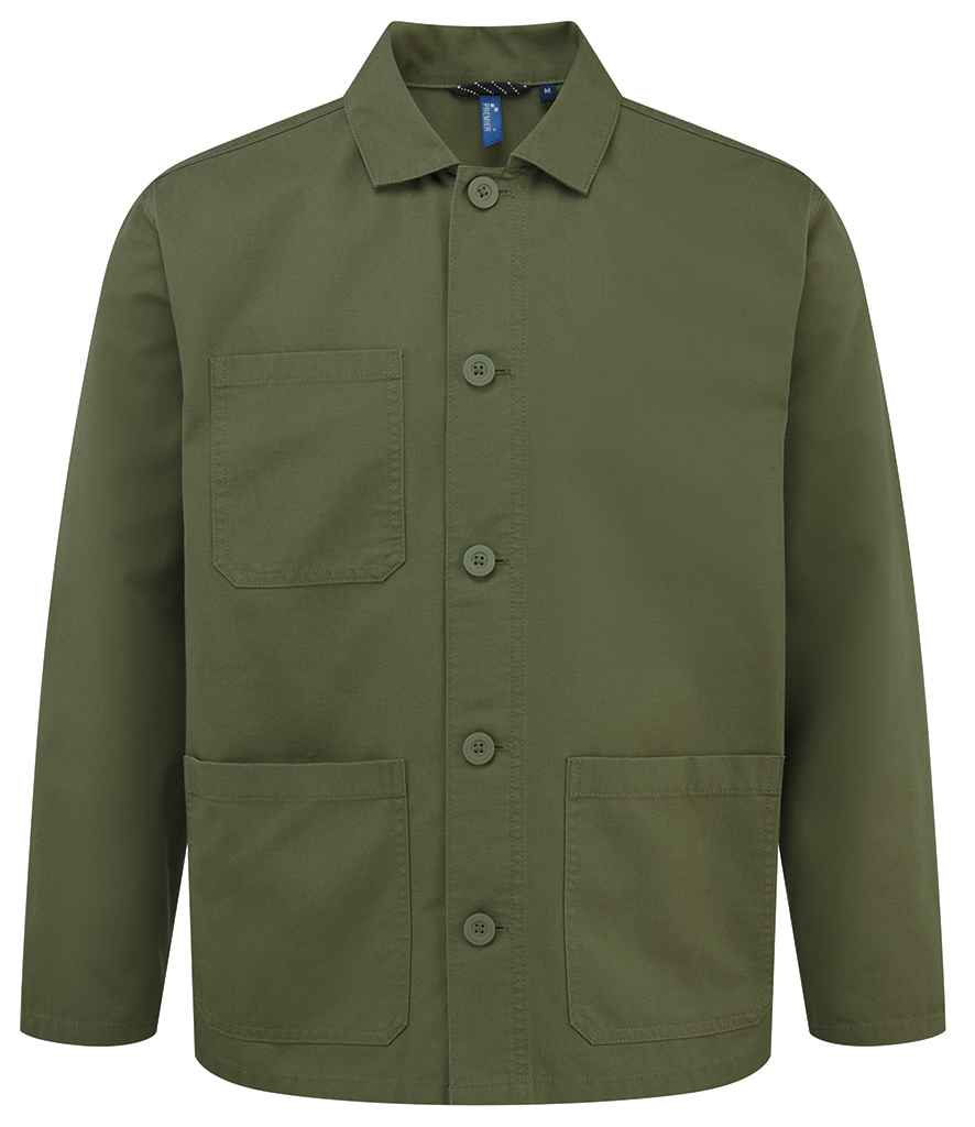 Premier Unisex Utility 2.0 Chore Jacket | Stay Olive