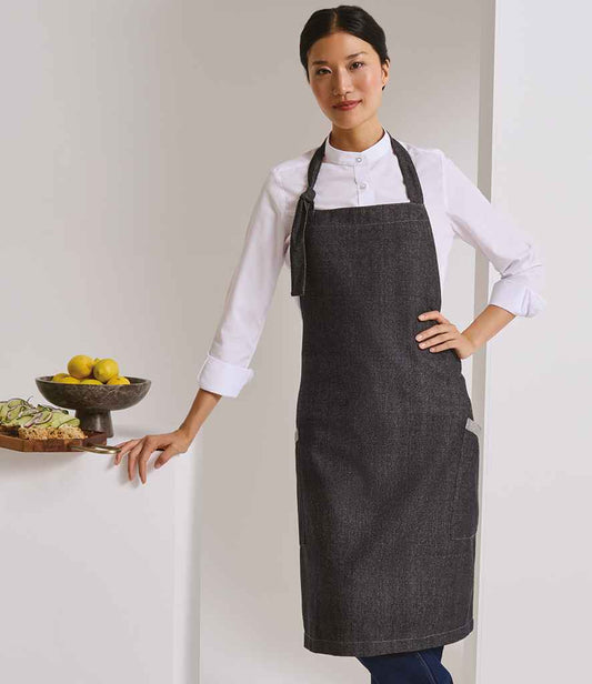 Premier Regenerate Bib Apron | Black Denim