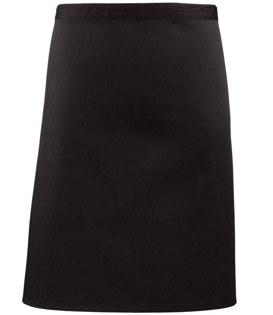 Premier 'Colours' Mid Length Apron | Black