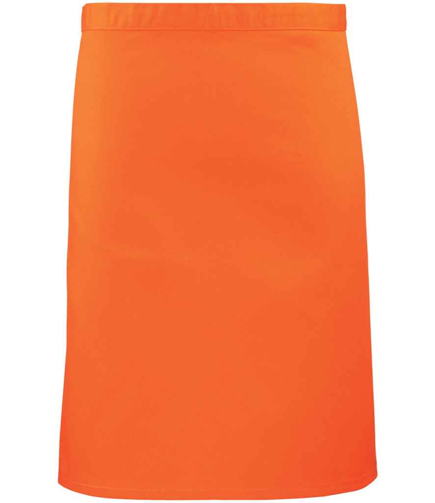 Premier 'Colours' Mid Length Apron | Orange