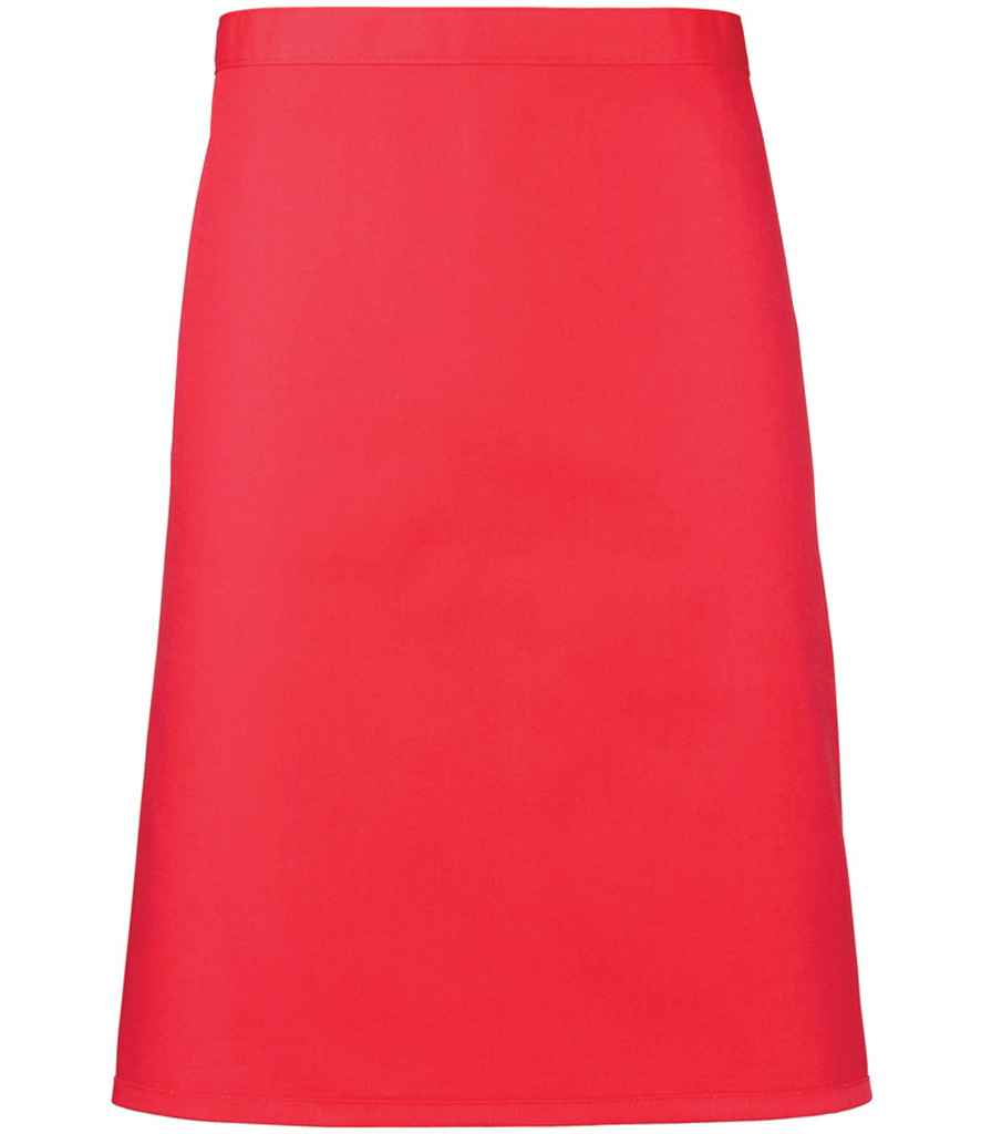 Premier 'Colours' Mid Length Apron | Strawberry Red